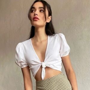 Sunday Best Elegant White Top